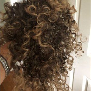 Irish Step Dance or Costume Wig w/ Clips - brown